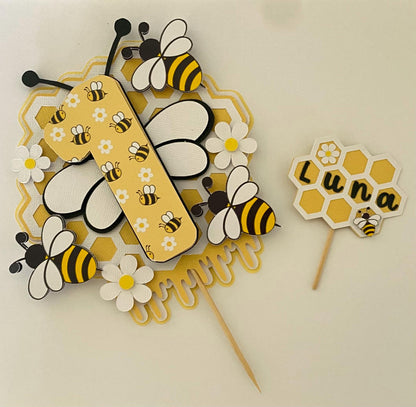 Bumblebee Cake Topper