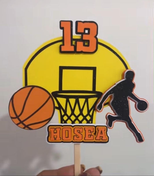 Basketball Cake Topper
