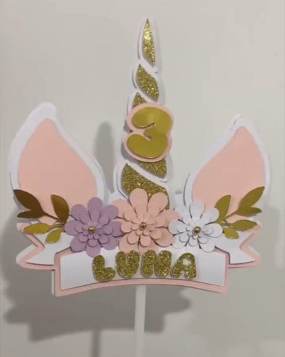 Unicorn Cake Topper