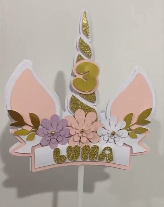 Unicorn Cake Topper