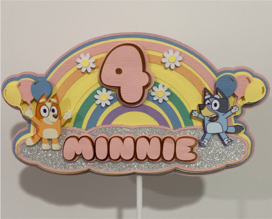 Bluey Cake Topper