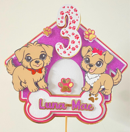 Puppy Cake Topper