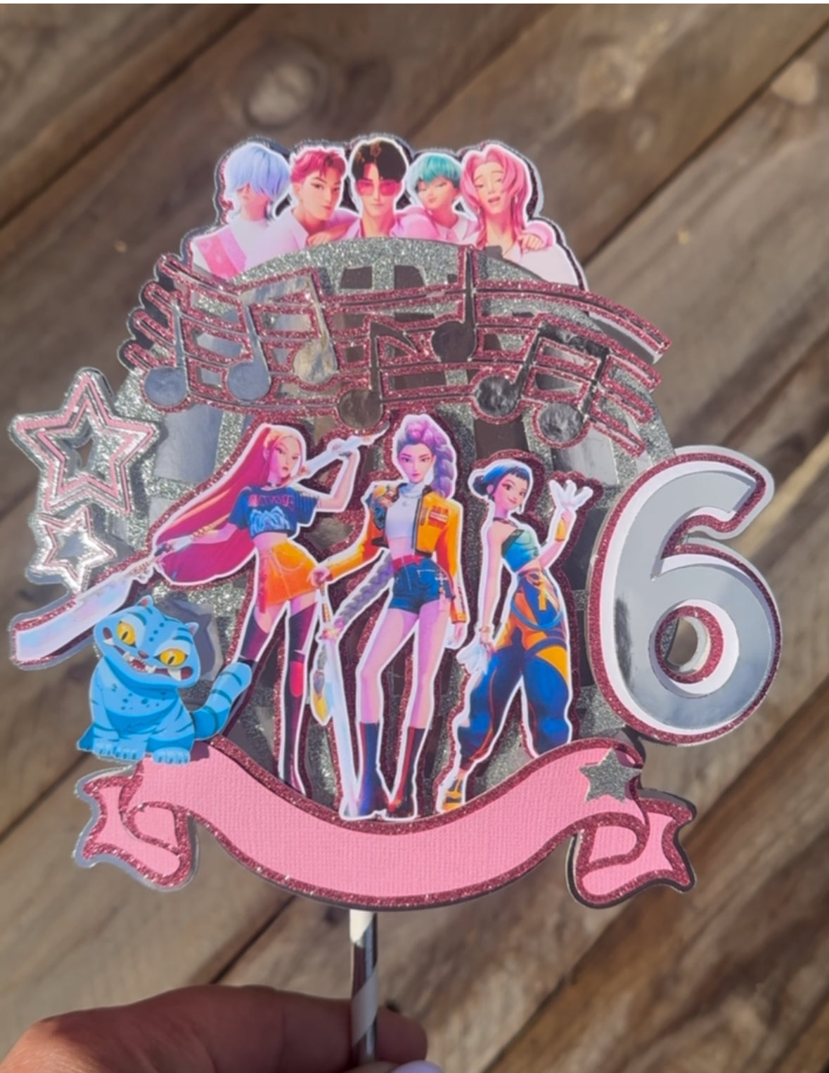 KPop Demon Hunters Cake Topper
