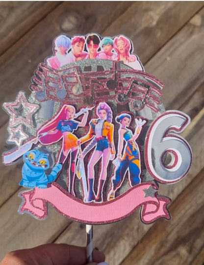 KPop Demon Hunters Cake Topper
