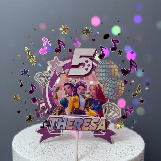 K-pop Demon Hunters Cake Topper
