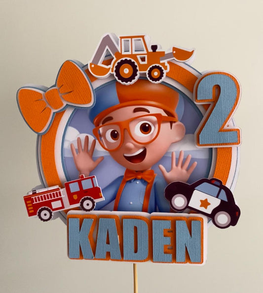 Blippi Cake Topper