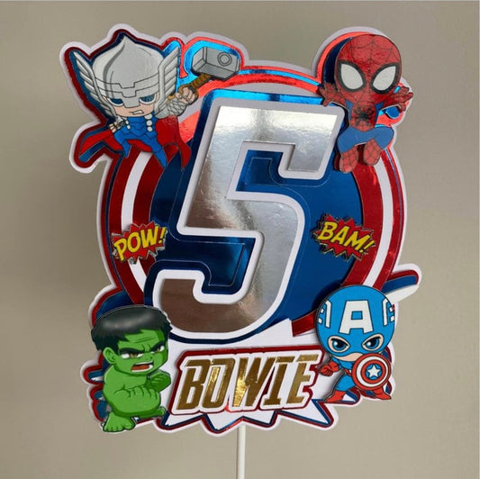 Avengers Cake Topper