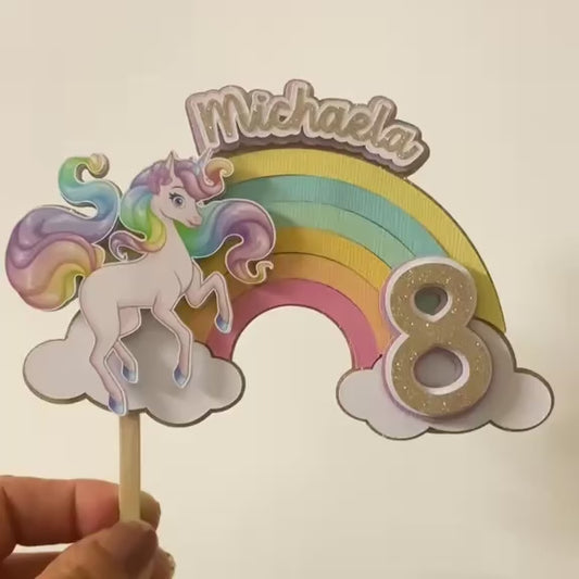 Unicorn Cake Topper