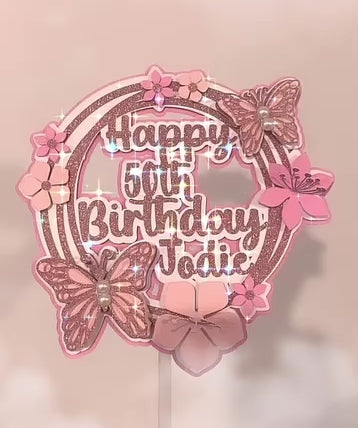 50th Birthday Cake Topper