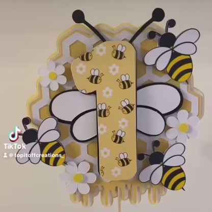 Bumblebee Cake Topper