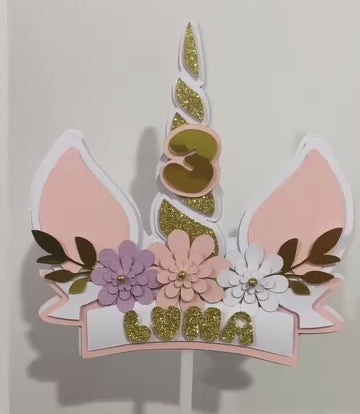 Unicorn Cake Topper