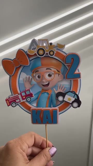 Blippi Cake Topper