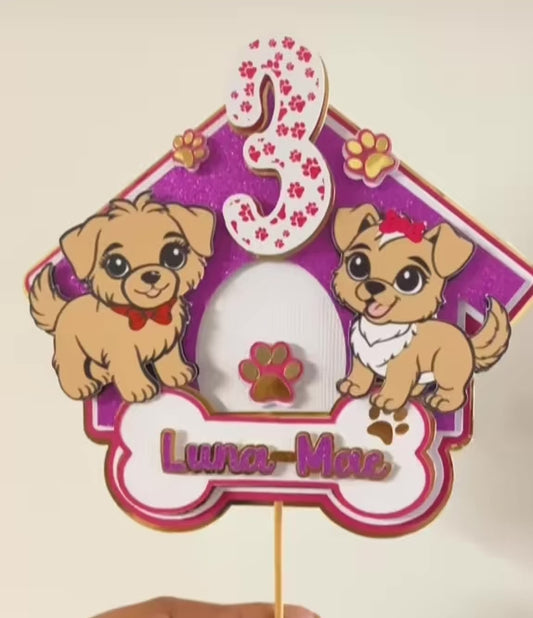 Puppy Cake Topper