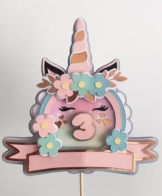 Unicorn Cake Topper