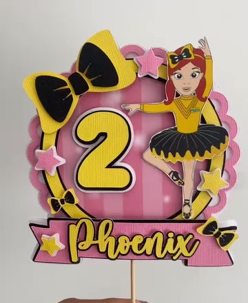 Emma Wiggle Cake Topper