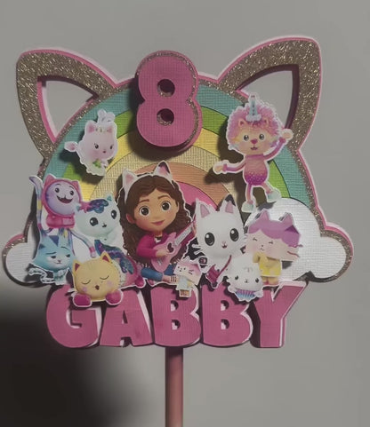 Gabby’s Dollhouse Cake Topper