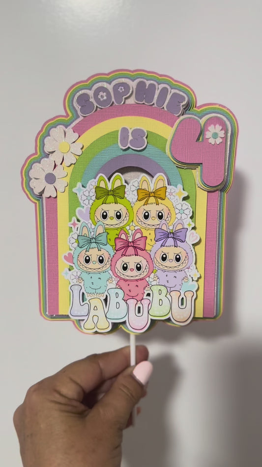 Labubu Cake Topper